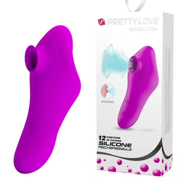 Pretty Love Magic Fish luchtdruk vibrator met verpakking beoordeling en getest