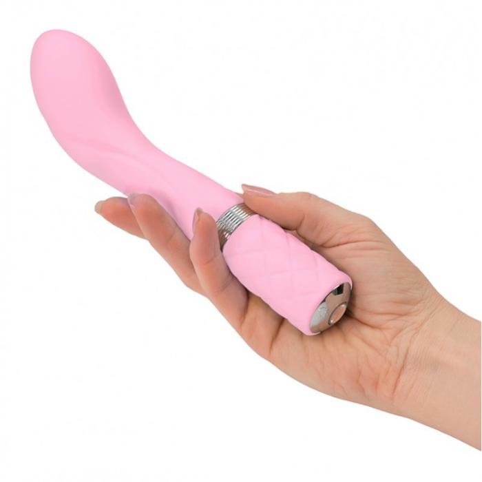 Sassy vibrator roze in hand